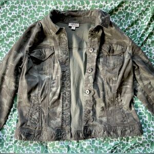Camo Jeans Jacket (XL)